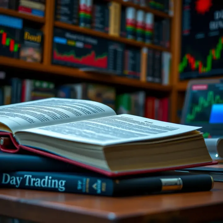 Books on day trading strategies and market analysis