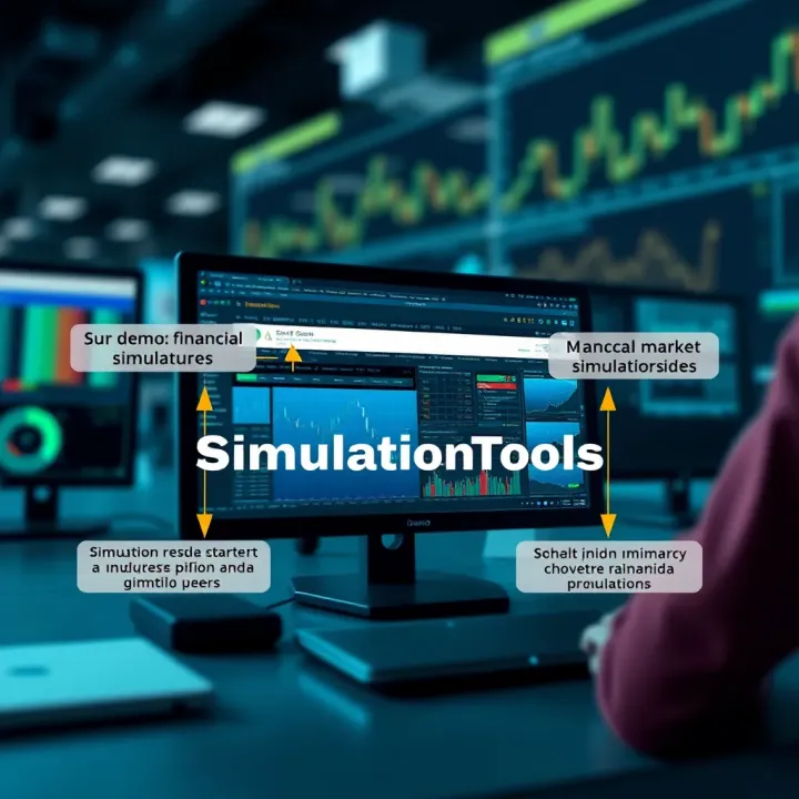 Key Features of Financial Market Simulation Tools Illustration of financial market simulation tools highlighting key features and benefits