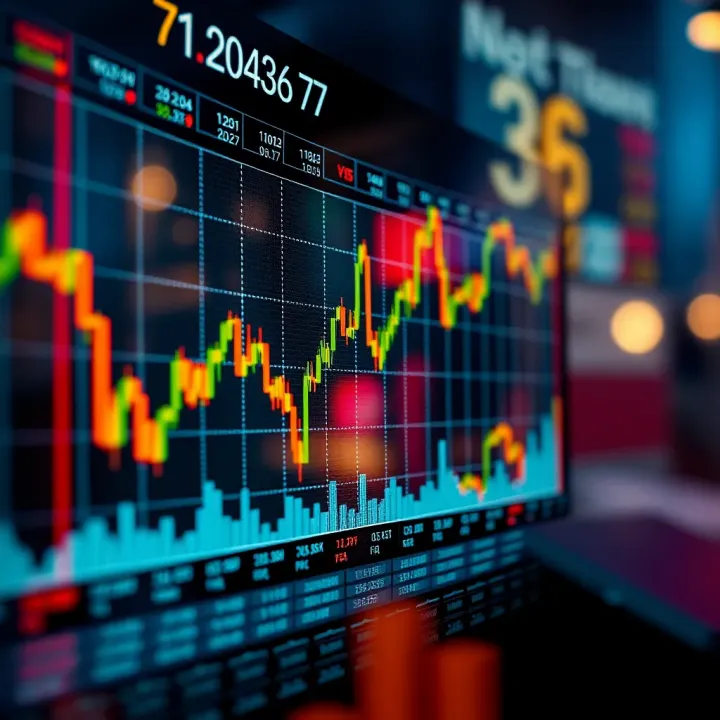 Market Impact and Trends from Global Economic Events Graph showing market impacts and trends influenced by global economic events