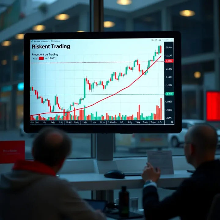 Graph showing risk management techniques and profit targets in short-term option trading