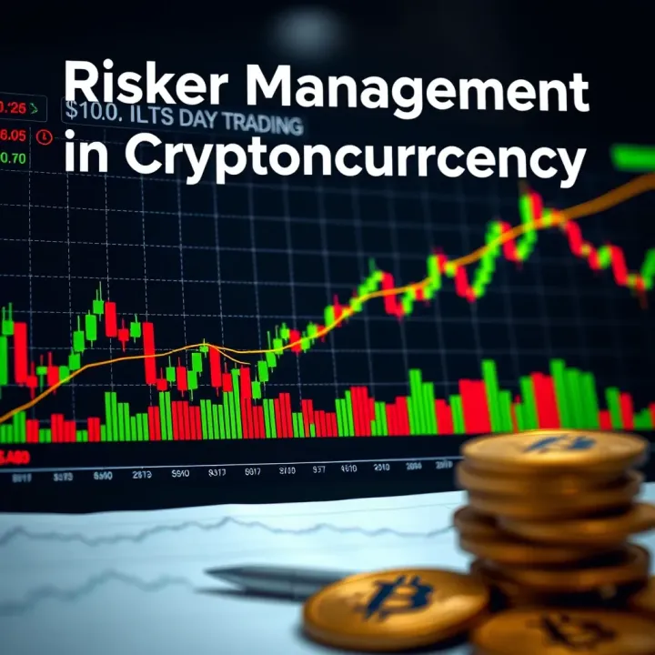 Graph showing risk management techniques applied to cryptocurrency trading