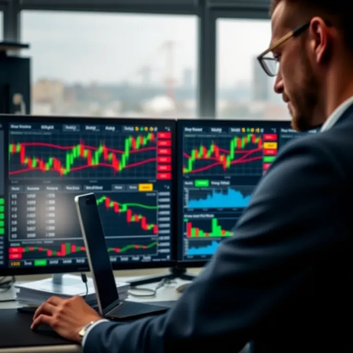 Secure Trading Platform Features for Reliable Day Trading Secure online trading platform interface with charts and user options