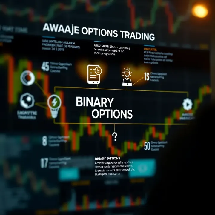 Conceptual Overview of Binary Options Trading Diagram illustrating the concept and functionality of binary options trading