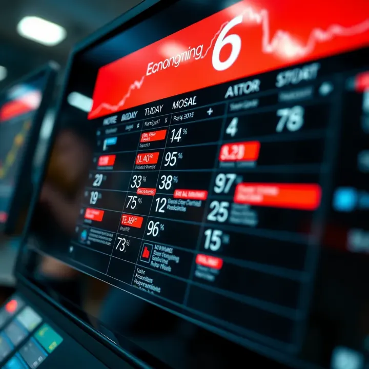 Understanding the Economic Calendar and Key Market Events A digital calendar displaying key economic events and data points for investors