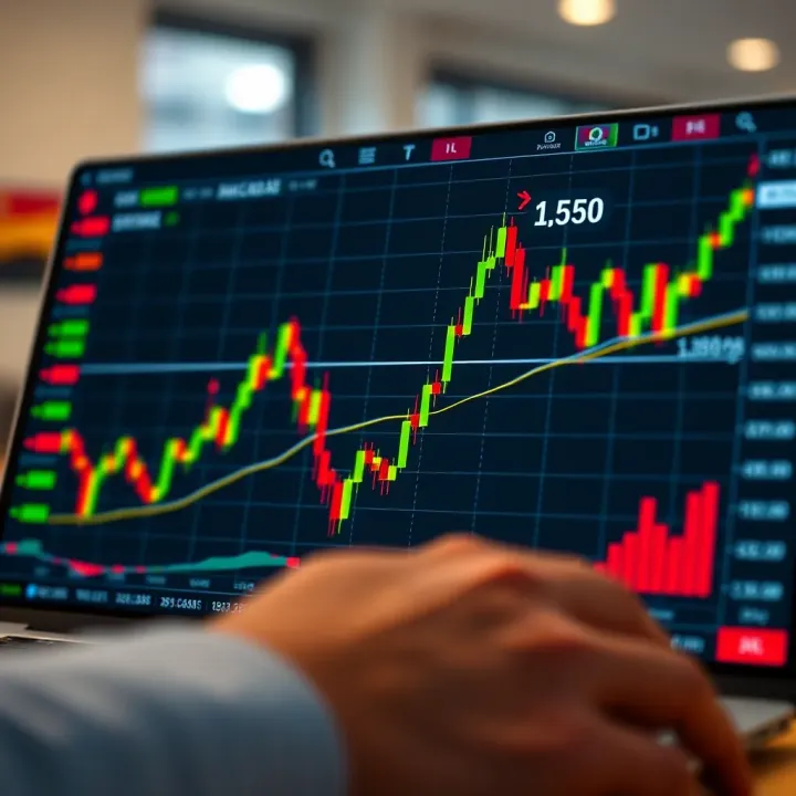 Graph showing risk management and strategic use of binary options signals